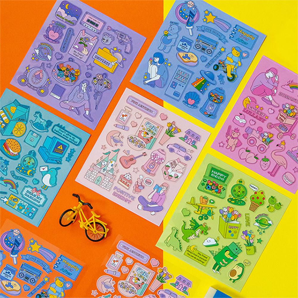 아르디움 컬러포인트 스티커 ver.3