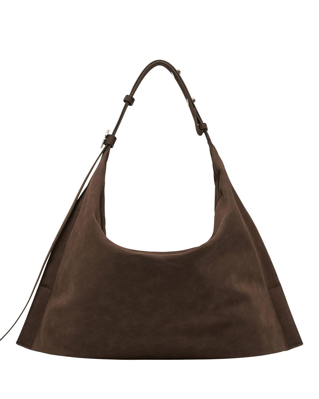 Nuovo Bag-누오보백 / Suede Darkbrown