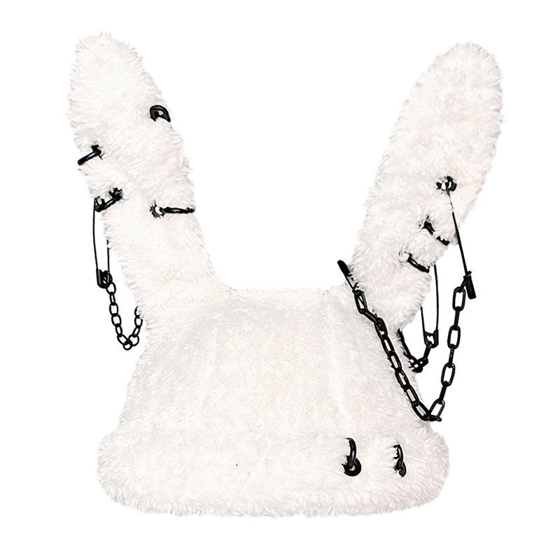 WHITE BUNNY HAT - OS