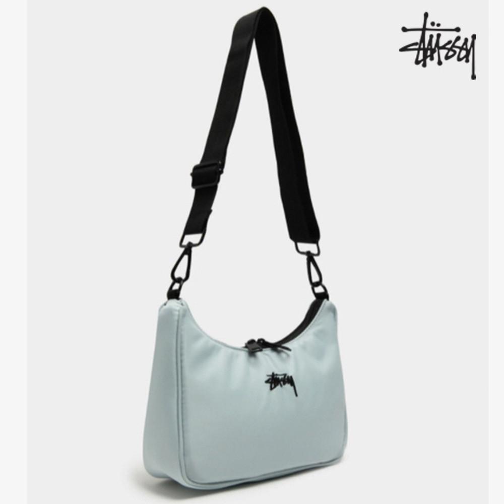 스투시 스탁 소프트 여성 크로스백 숄더백 호보백 라이트블루