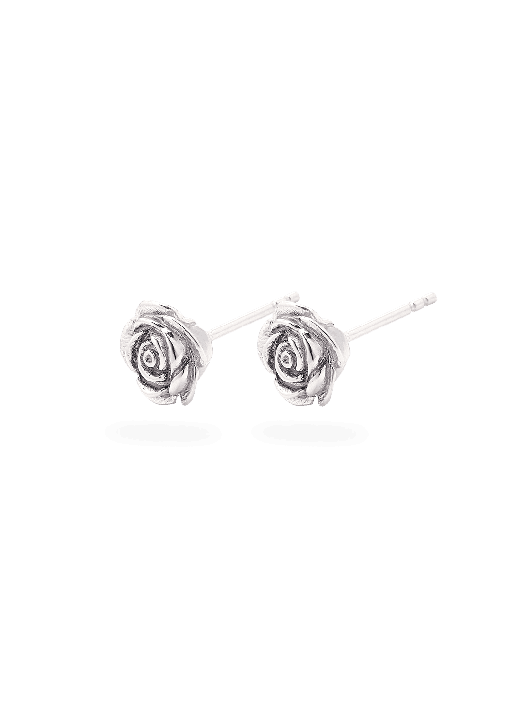 Rose Fatale Earring-Silver