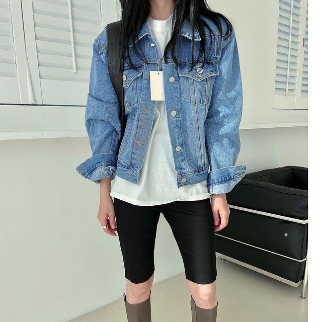 마크 데님 자켓-jk(2c) 청자켓 오버핏자켓 오버데님자켓 코튼자켓