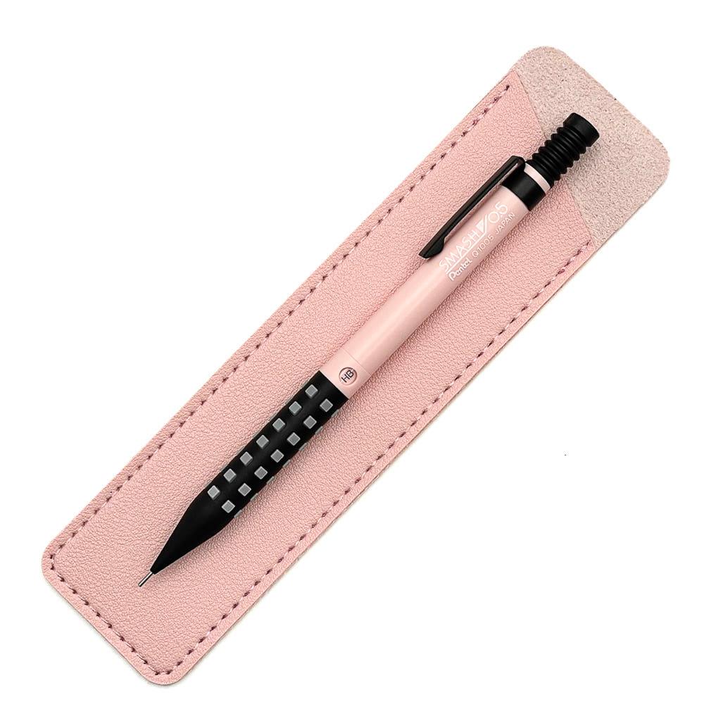 펜텔 스매쉬 MS 한정판 블랙핑크 고급 샤프 0.5MM(가죽케이스 포함)