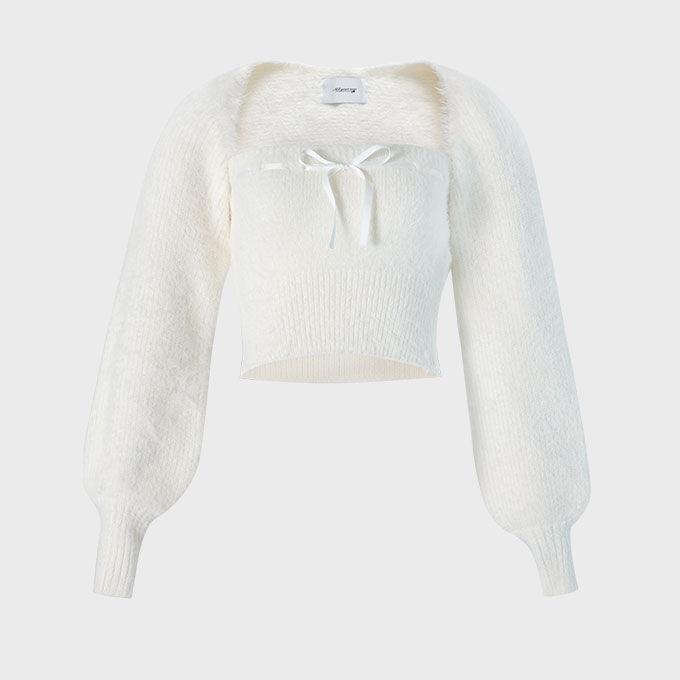 Soft effy bolero set (Ivory)
