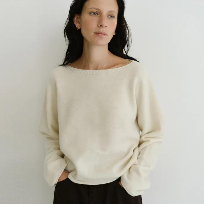 [1차 리오더] Wholegarment boatneck knit_3colors