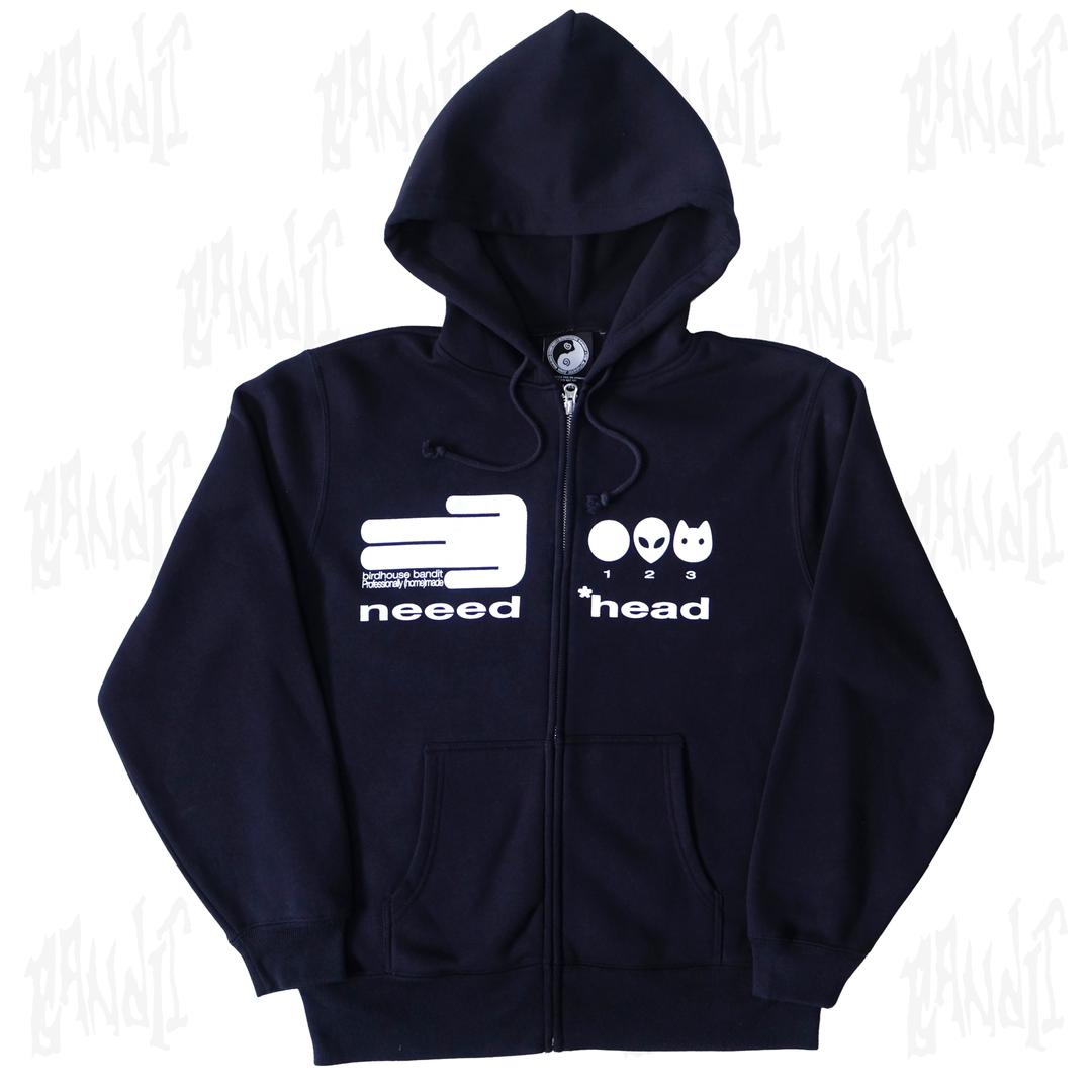 NEED*HEAD HOODIE ZIP-UP[NAVY](프리오더, 11/19 발송)