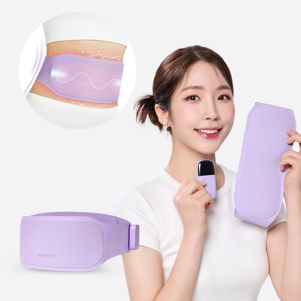 발란스핏 EMS 슬림 벨트 / 초강력 간편 홈트레이닝 뱃살 강력 자극 & 복부 온열 찜질