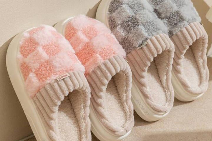 체스 방한 겨울 털실내화 털슬리퍼 층간소음 거실실내화 5colors