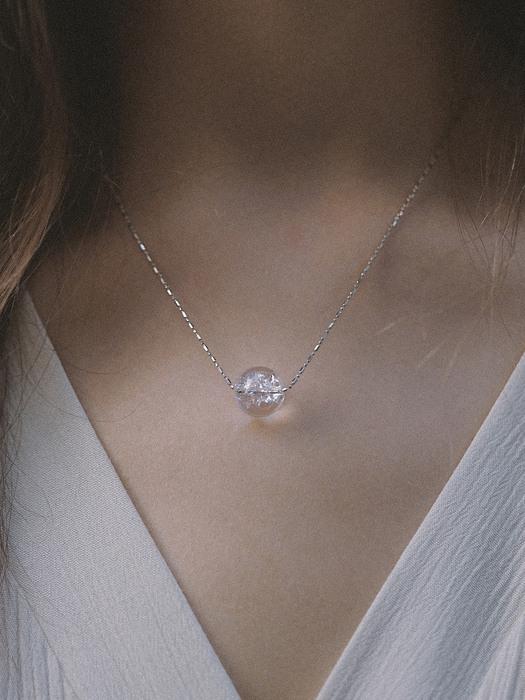 bubble planet necklace 01 수정구슬 목걸이