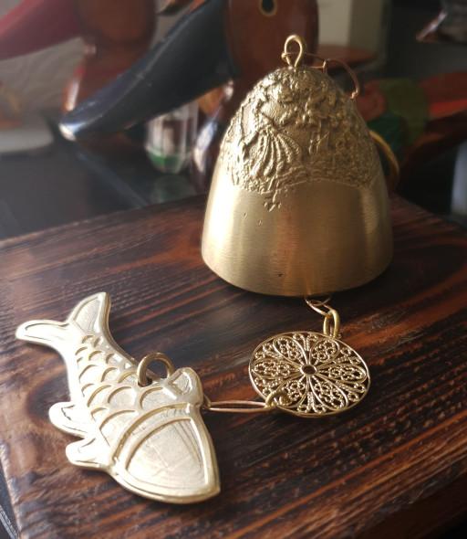 🎐[10가지의 길상이 깃든 길상종]현관종 도어벨