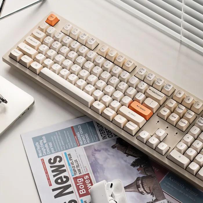 키크론 K10 PRO ZMK 레트로 파스텔 유무선 풀배열 사무실 기계식 키보드