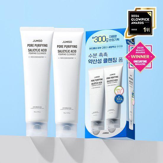 [여드름기능성 /모공케어] 주미소 포어 퓨리파잉 살리실산 포밍 클렌저 150g 더블기획