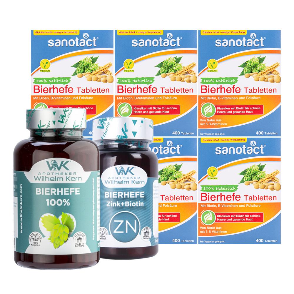 독일 맥주효모 자노탁트 비오라보 비어헤페 400정/빌헬름컨 450정 6개묶음