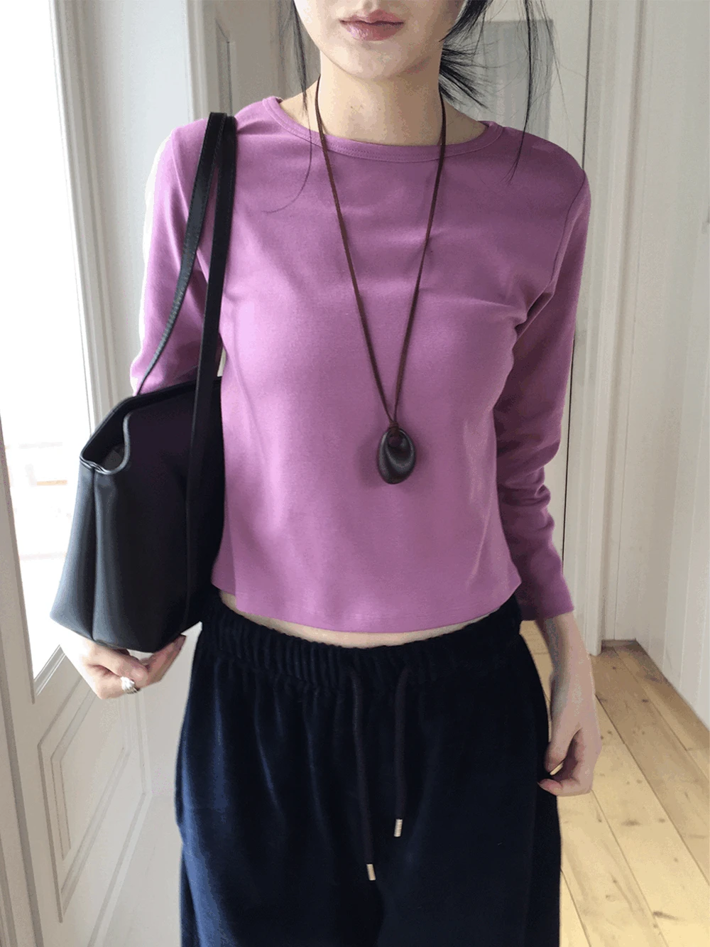 어먼트 베이직 컬러 이너 티셔츠 (5c)