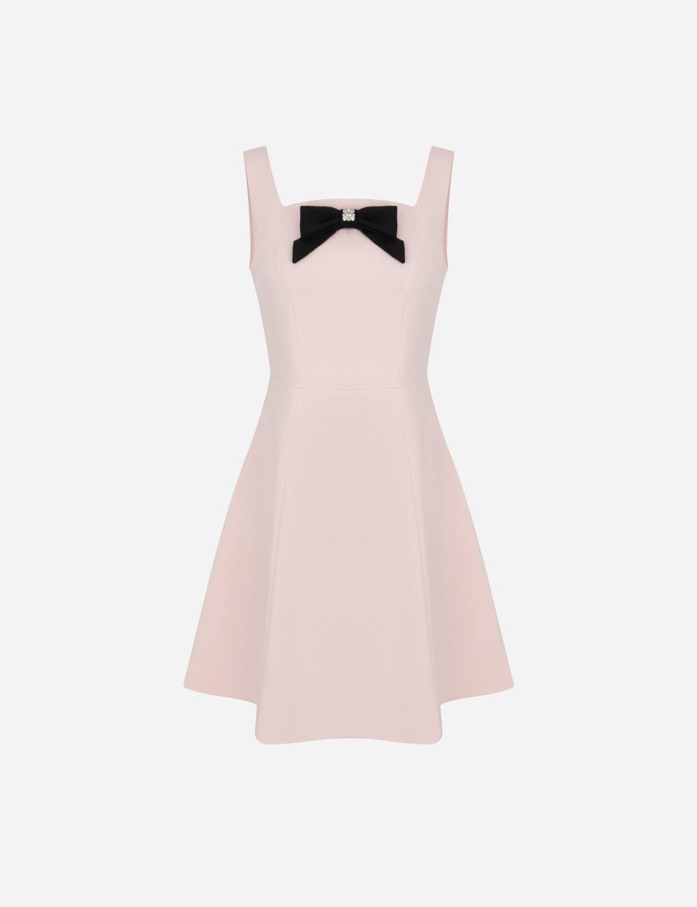 Jacquard Squareneck Dress