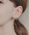 [셀럽착용] ribbon knot earring