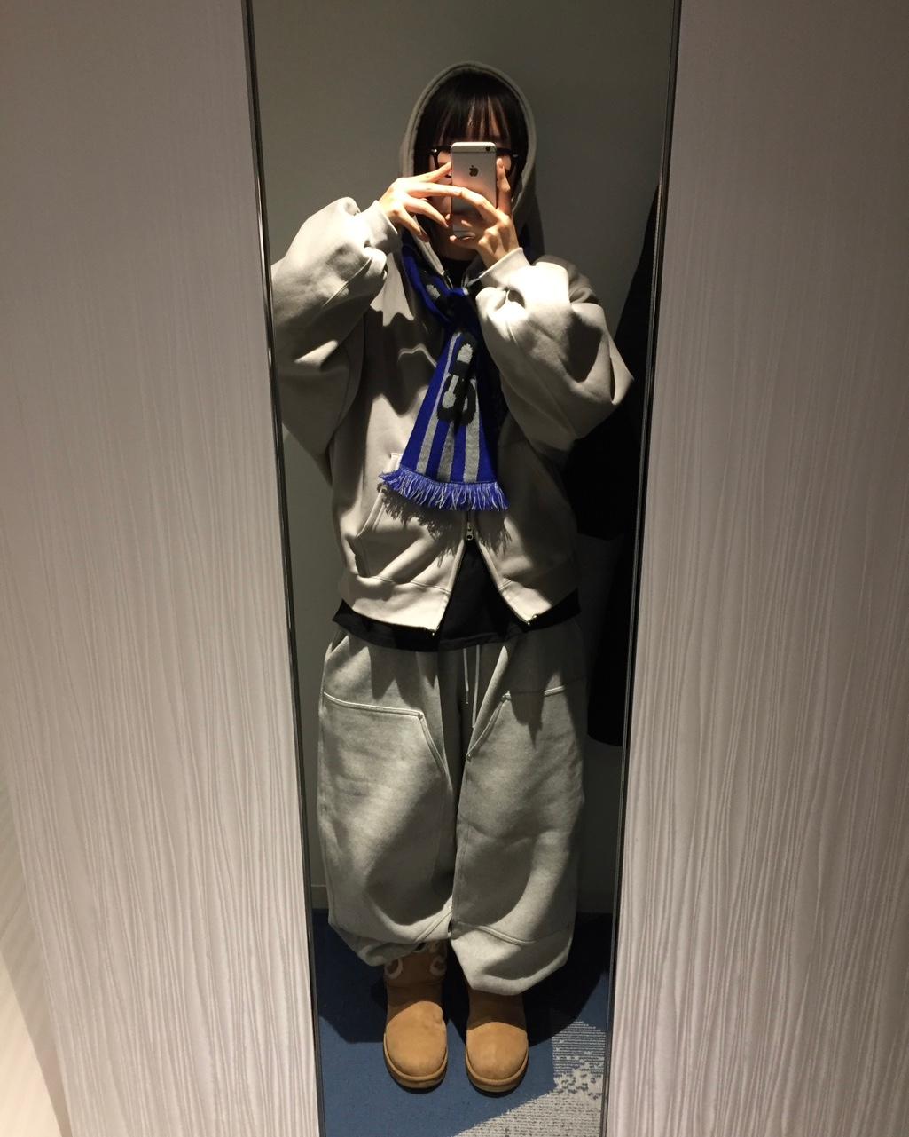 기모 리뱃 스크래치 벌룬 팬츠