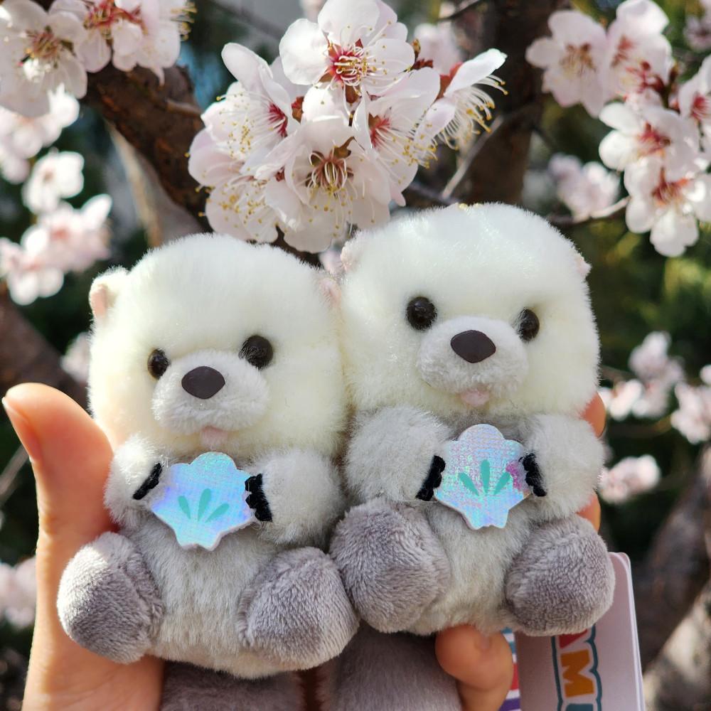 [이니셜 서비스] 어뮤즈 해달 인형 키링 수달 인형 귀여운 미니 인형 키링