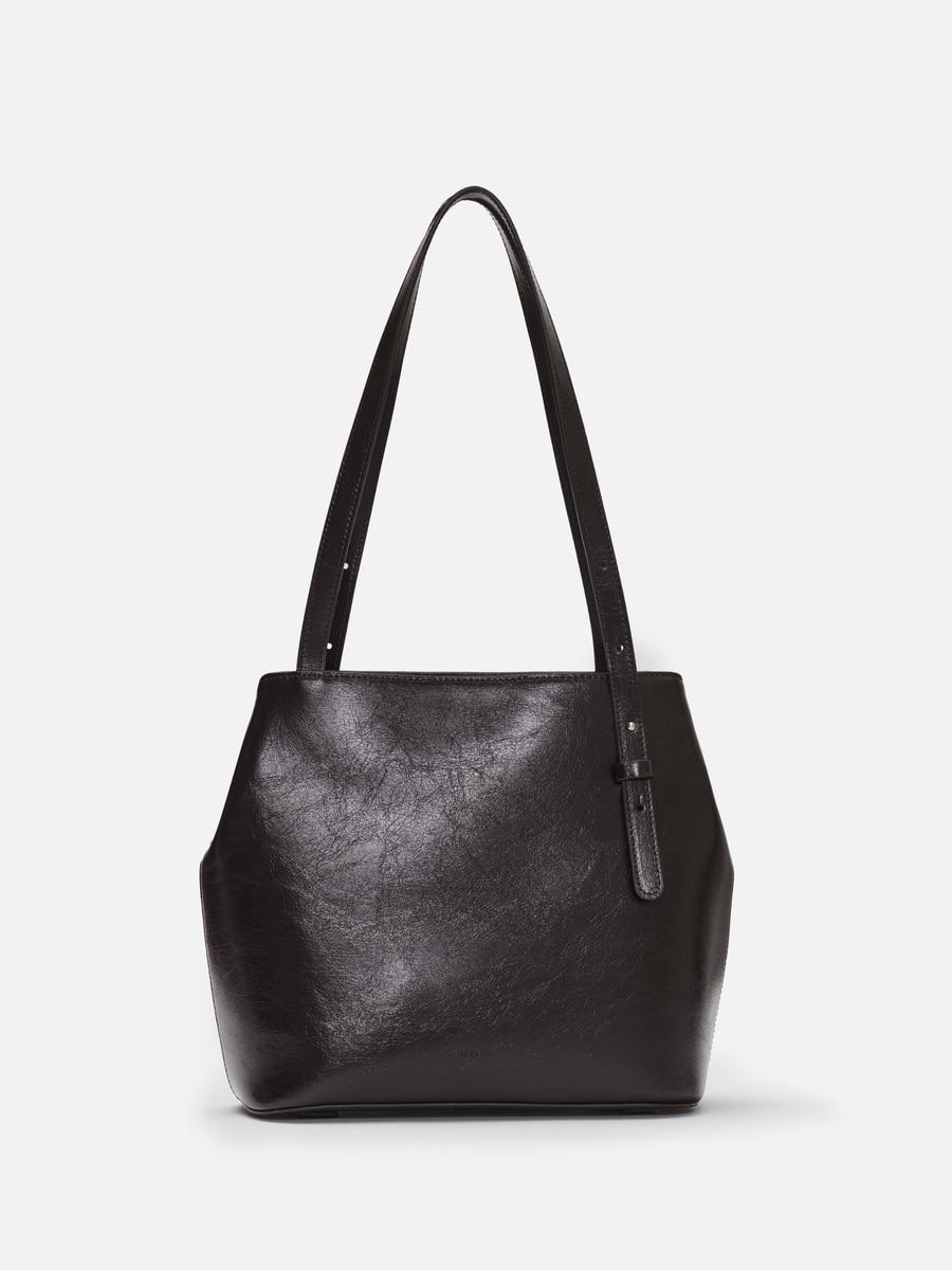 Medium Aline shoulder bag Wrinkled Umber