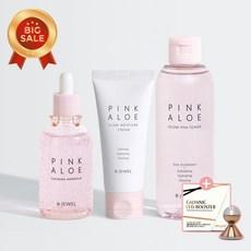 비주얼바이얀 핑크알로에 3종 피부진정 키트 + 갈바닉기기 증정