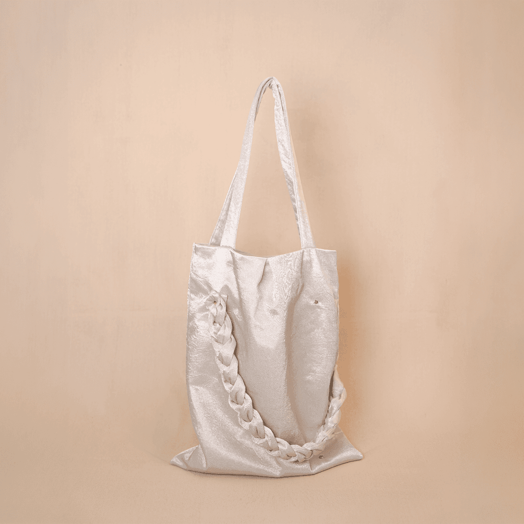 BRAIDE TOTE BAG BEIGE (LIMITED)