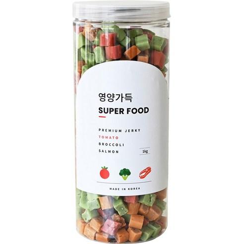 제로랩스 반려견 영양가득 져키 1kg, 토마토+브로콜리+연..., 1kg, 1개