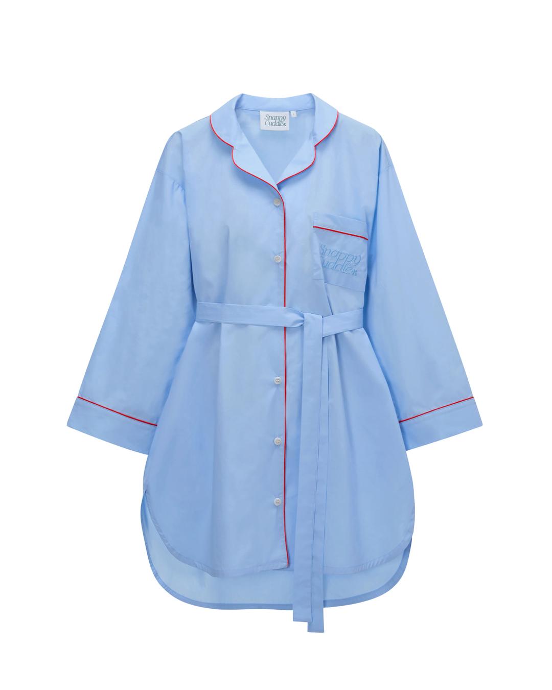 Gentle Taste Long-shirts (Cerulean Blue)