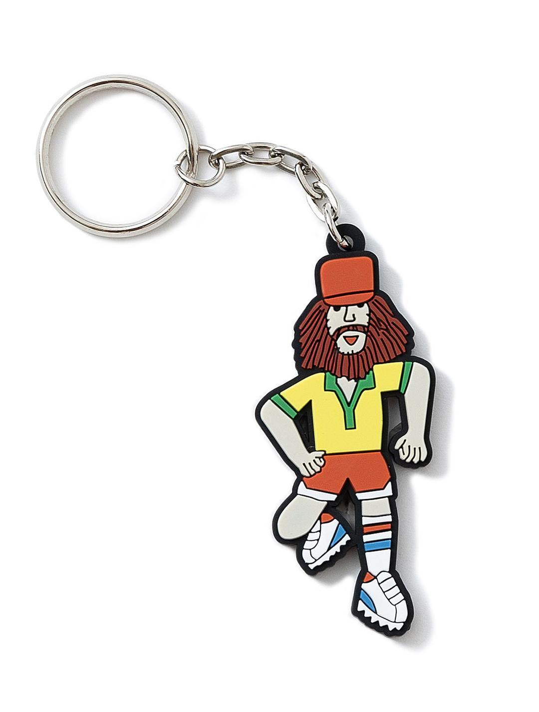 RUN IS GOOD RUBBER KEYCHAIN