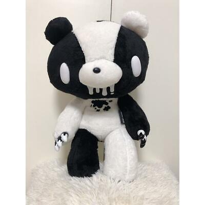 글루미 베어 #520 봉제 인형 크레이지 모노톤 블랙 빅 사이즈 48cm Chax 희귀 태그
