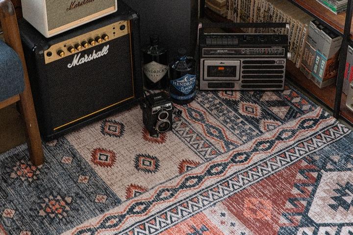 페르시안 빈티지러그 포인트러그 인테리어 침실 미니 단모 러그 카펫 2type