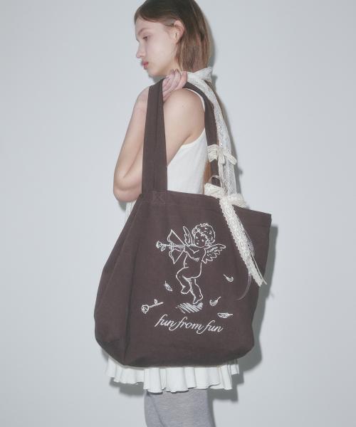 LITTLE-GUARDIAN COTTON BAG, BROWN