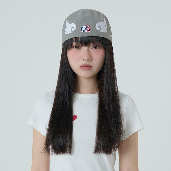 AE SYMBOL ANGEL WING CAP [GREY]