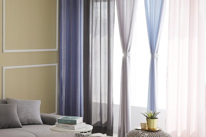 (단독특가) 위드미 솔리드 무지 아일렛 커튼 2장(창문형/중형/대형/특대형)