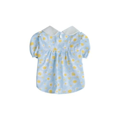 코튼 플라워 원피스