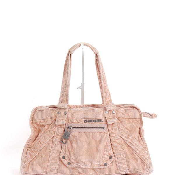 [DIESEL] 핑크 코듀로이 유틸리티 토트/숄더백