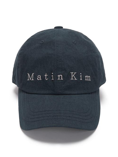 MATIN TYPO BALL CAP IN NAVY