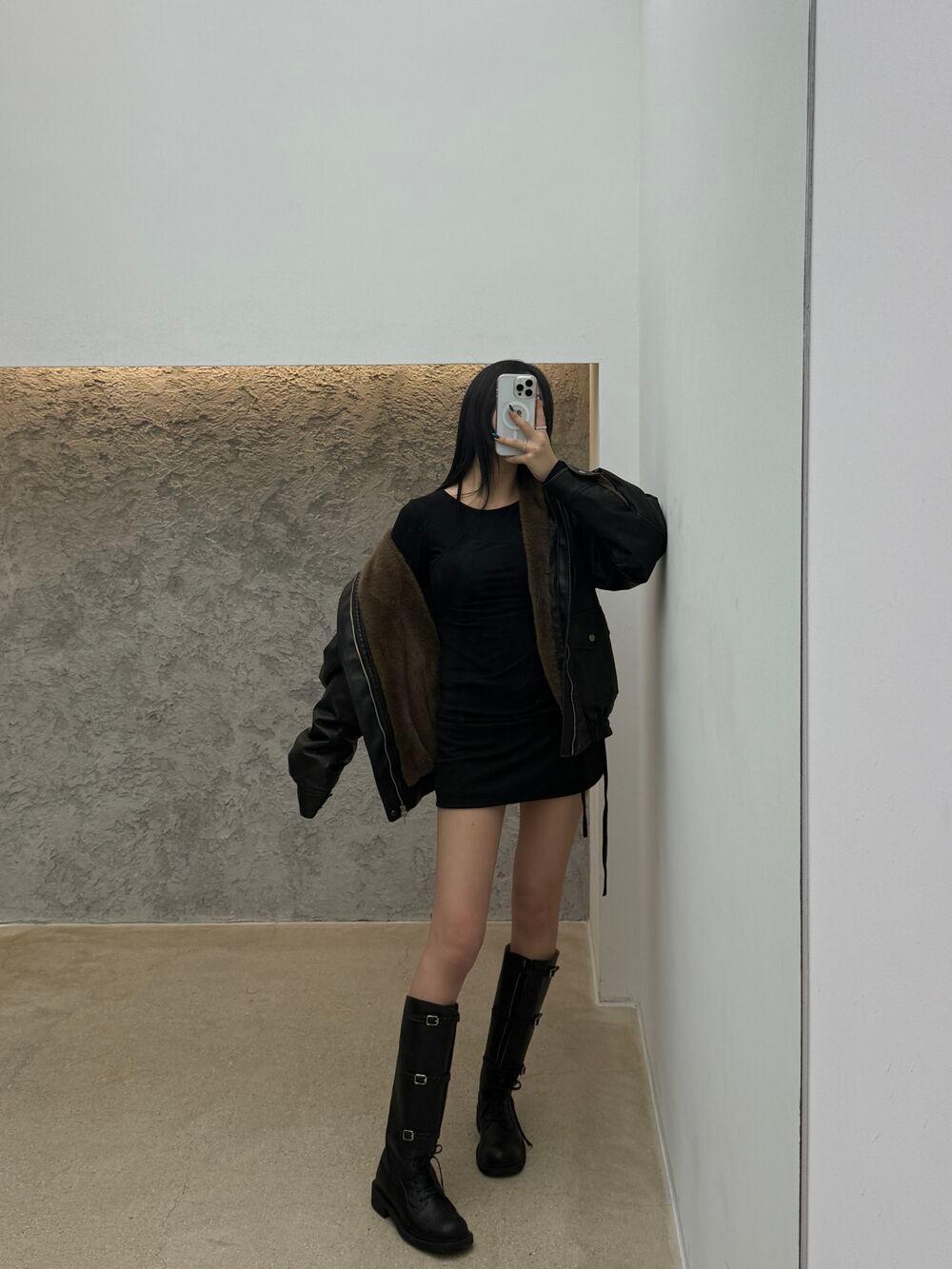 [ 남녀공용 /안감싹타털 -! 넥탈부착가능 /털빠짐zero ] fade shearling coat