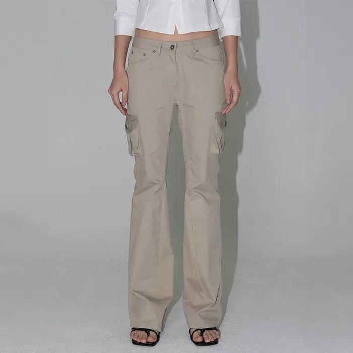 Another Bootcut Cargo Pants (sand beige)