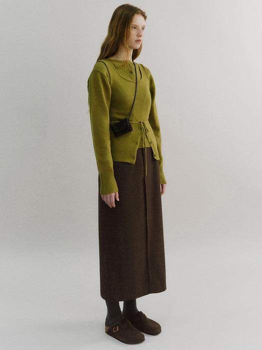 lip pencil skirt winter ver. (brown)