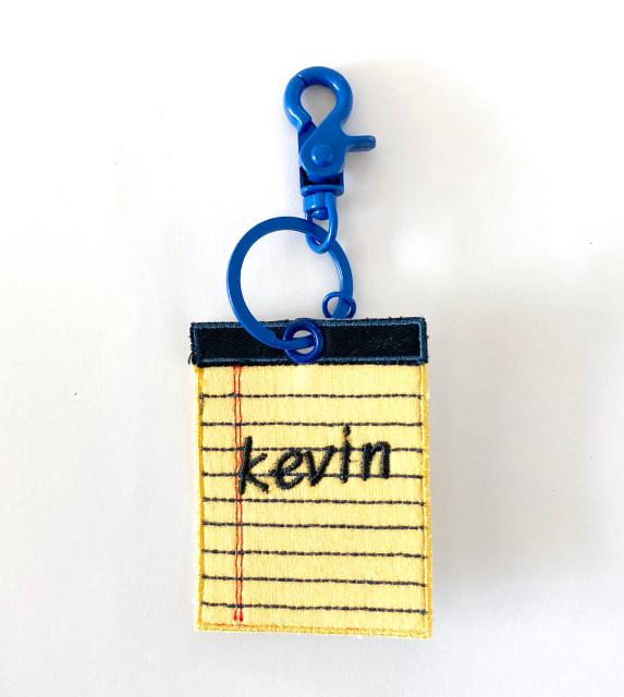 옥스포드 노트 네임텍 키링,스티커,벨크로 제작가능