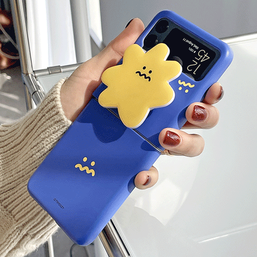 (무료배송 귀여운 와글 캐릭터)와글와글 Z플립 에폭시톡 스마트톡 갤럭시 Z플립5 Z플립4 Z플립3 하드 핸드폰 휴대폰 폰 케이스