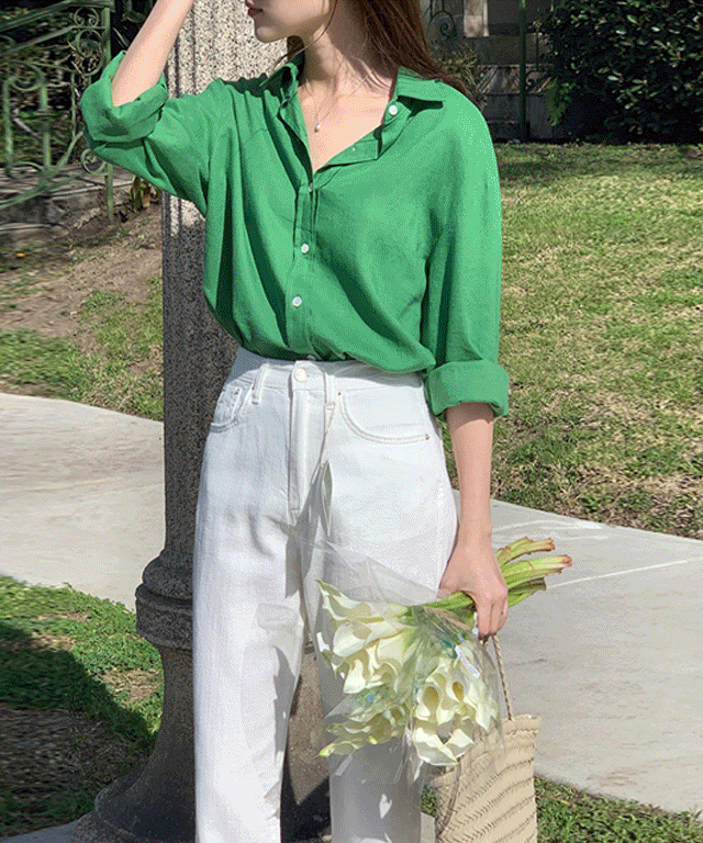 [😌감사무배할인/오늘출발/린넨셔츠🌴][모이어티] mnb228 위드 텐셀 린넨 셔츠