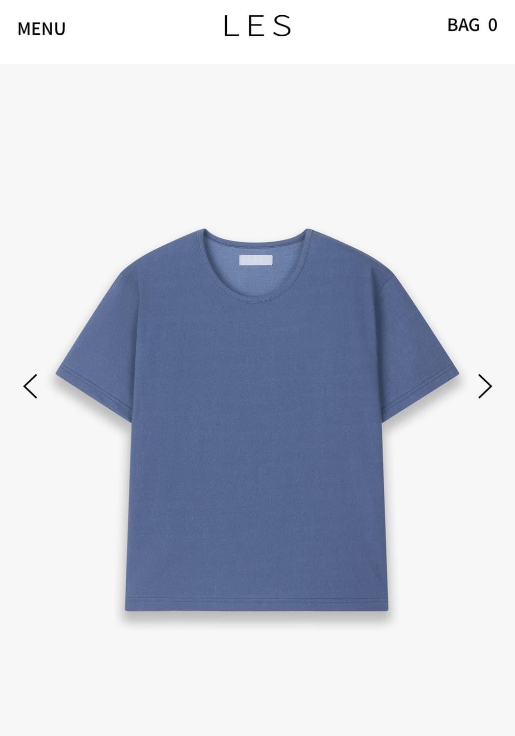 Les Brev t-shirt blue 1 사이즈 새상품 | 후루츠패밀리