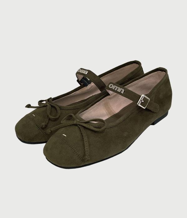 omn flat shoes [khaki] 09.04 1pm release