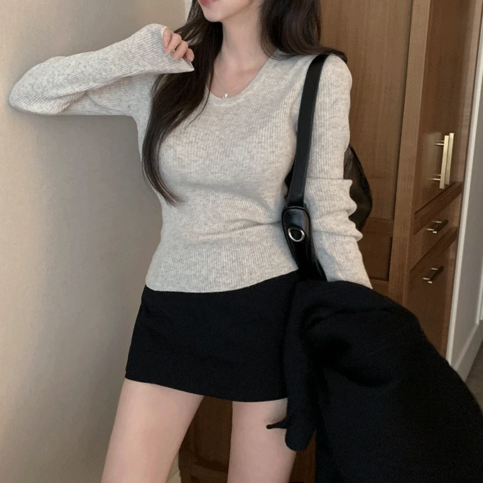 [가을신상] 리엔솔 뱀부 골지 니트 -8 color