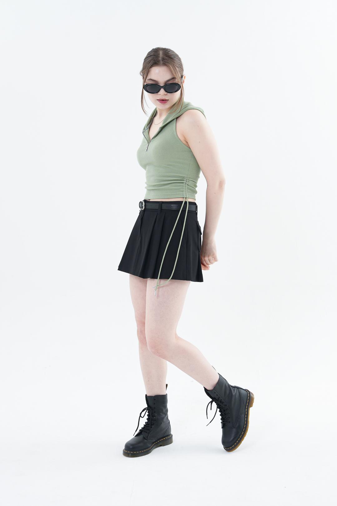 [예약주문] SLEEVELESS HOODIEZ - GREEN (24.05.31 발송 예정)