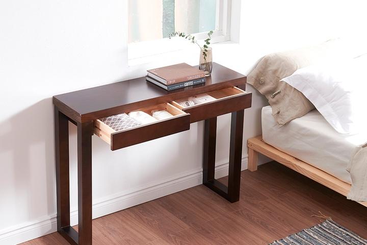 [리퍼] 분트 원목 콘솔 테이블 1200