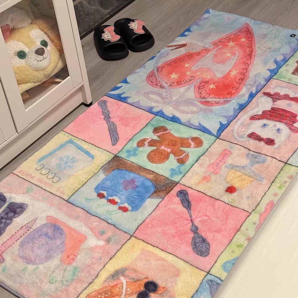 dreaming 파스텔 러그 2size 미끄럼방지 빈티지 발매트 60x80