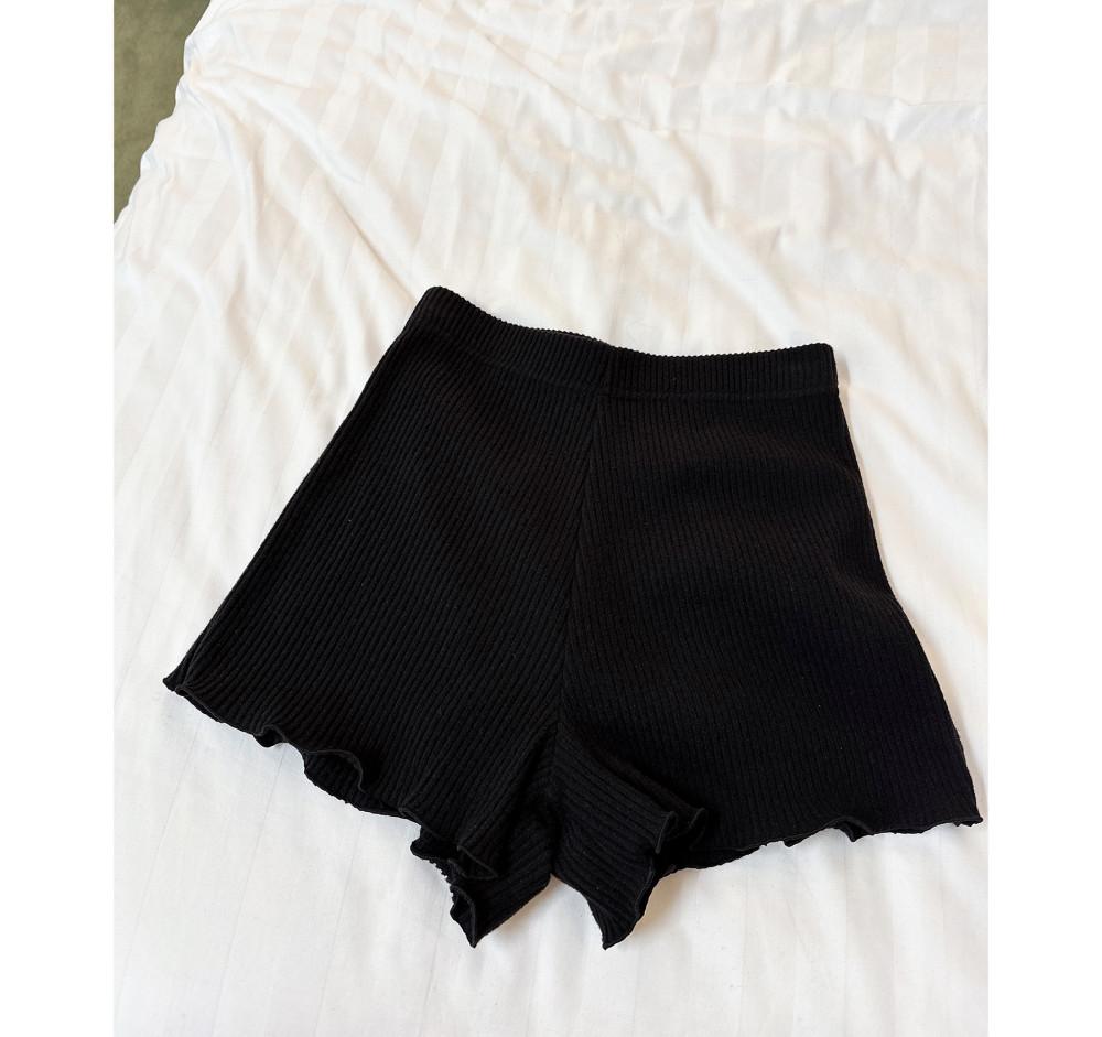 [NEW 에이라인 발레 팬츠] 발레니트팬츠 발레기모팬츠 (블랙)