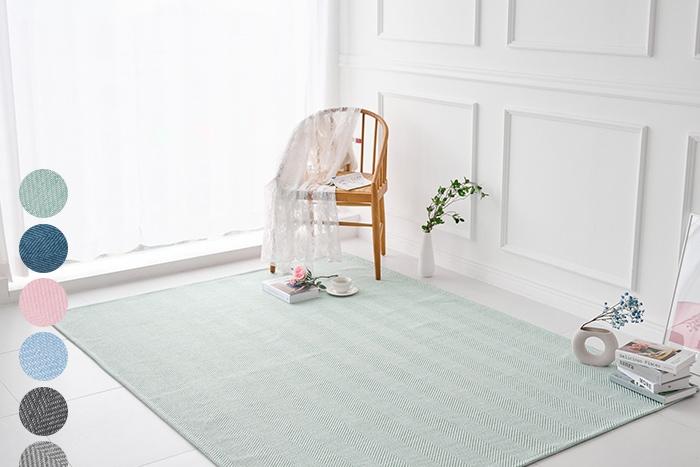 워셔블 헤링본 사이잘룩 사계절 러그,카페트_ 8size 7colors